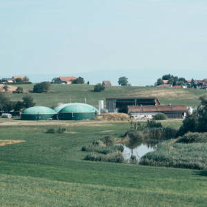 vue de la centrale Biogaz du Mouret